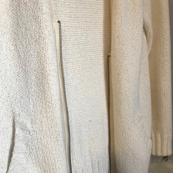 Cream Cardigan Knit Sweater - Picture 3 of 6